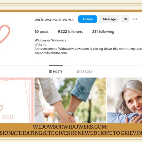 WidowsorWidowers.com: A Compassionate Dating Site Gives Renewed Hope to Grieving Hearts