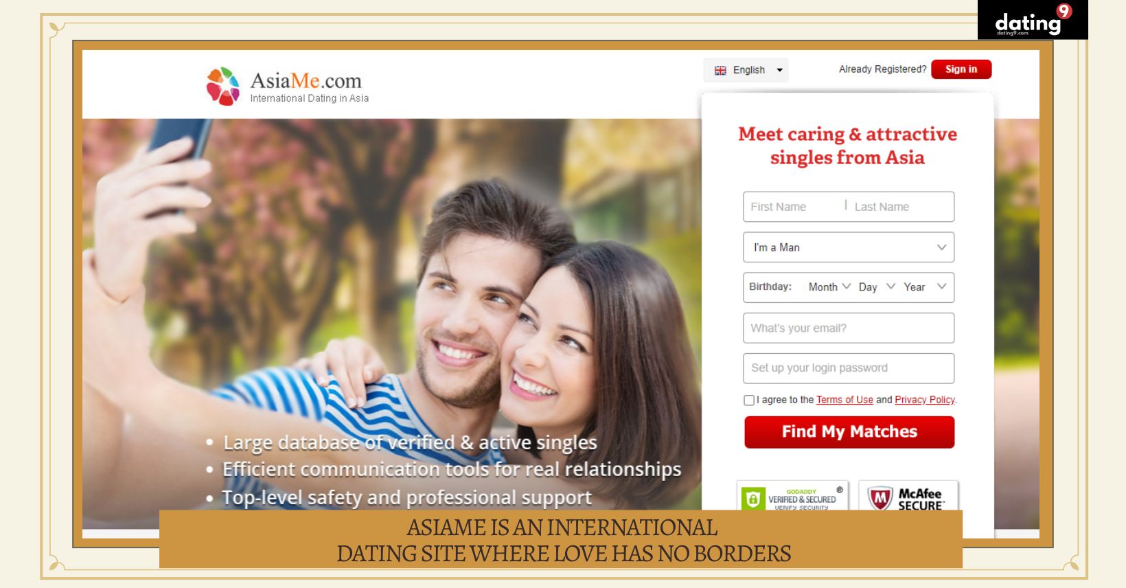AsiaMe is an International Dating Site Where Love Has No Borders