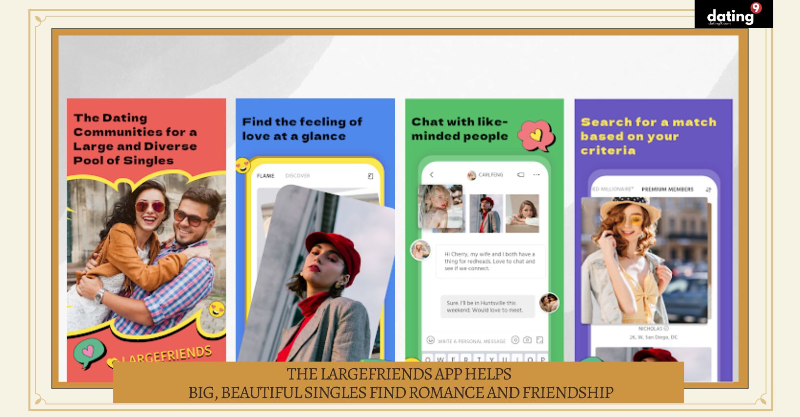 The LargeFriends App Helps Big, Beautiful Singles Find Romance and Friendship